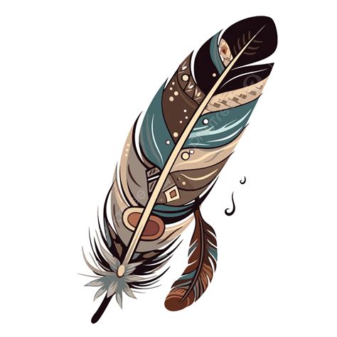 Native American Eagle Feather Clip Art