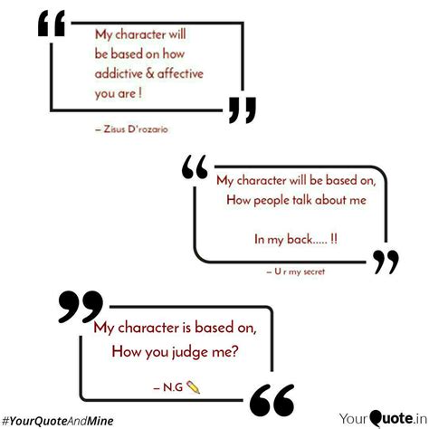 My character is based on,... | Quotes & Writings by Monnu Goyal | YourQuote
