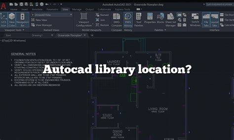 How to Open AutoCAD Library 的图像结果