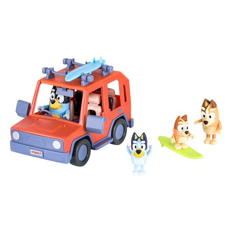 Blueyheeler Family 4wd Vehicle And 4 Figure Pack 2 5 | Desertcart INDIA