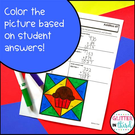 3rd Grade Math Coloring Sheets 的图像结果