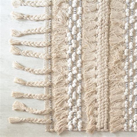 BOHO Aria Hand Woven Rug - Natural Brown Online - Premium Rug | Nestasia