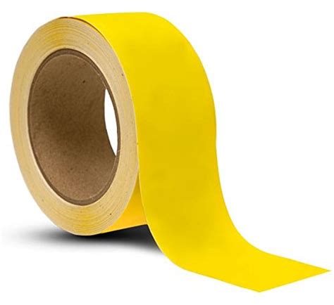 K T I® 15 to 18 Mtrs Self Adhesive Lane Marking Tape, Floor Marking ...