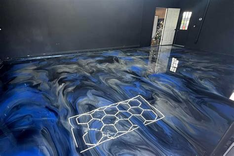 Crystal Clear Epoxy Flooring - Home Reno World