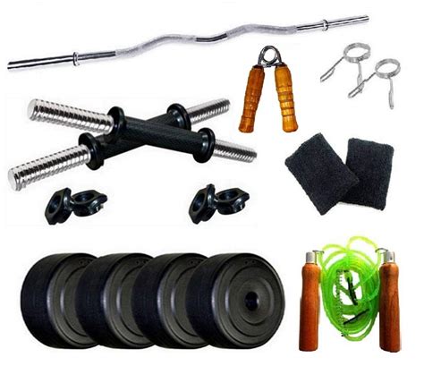 Spanco SPR_3C_DMB_SWH_42 Home Gym 42Kg. With Skipping Rope, Hand ...