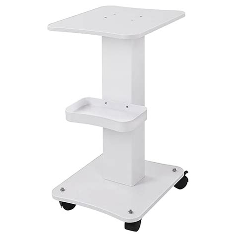 Beauty Trolley Cart with Wheels, 3 Tier Aluminum Beauty Rolling Cart ...