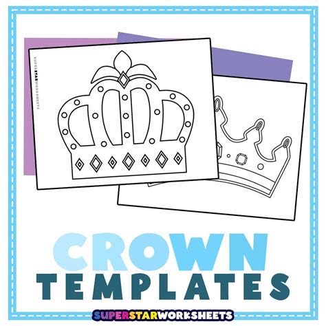 Printable crowns template – Artofit