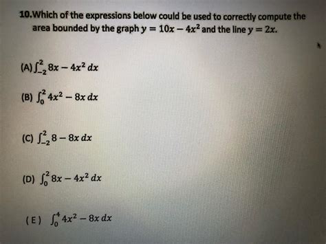 Which of the expressions below could be correctly used to compute the ...