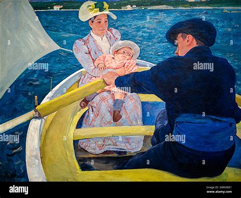 THE BOATING PARTY (1893-1894) MARY CASSATT (1844-1926) NATIONAL GALLERY ...