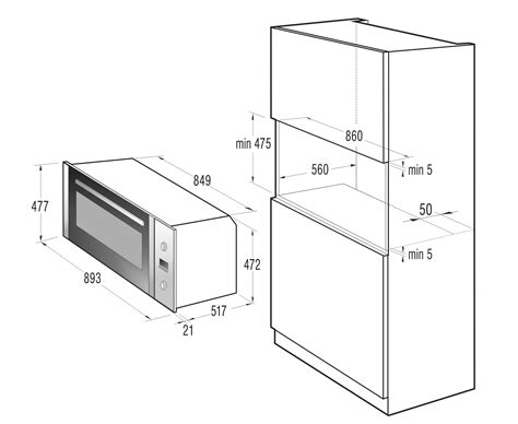 Microwave Oven Sizes Dimensions at Keith Turner blog