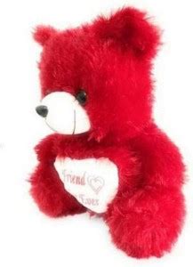 PROPELLERS MARKETING red teddy bear with heart valentine teddy bear ...