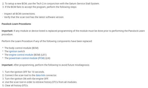 Image result for BCM Programming with Tech 2