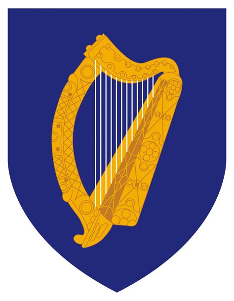 Ireland Coat Of Arms, Seal Or National Emblem - Brilliant News