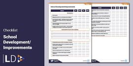 School Improvement Plan | Post-Ofsted Action Plan Template