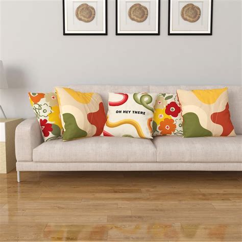 Buy Everyday Essentials Set of 5 Cushion Covers - 40x40cm from Home ...