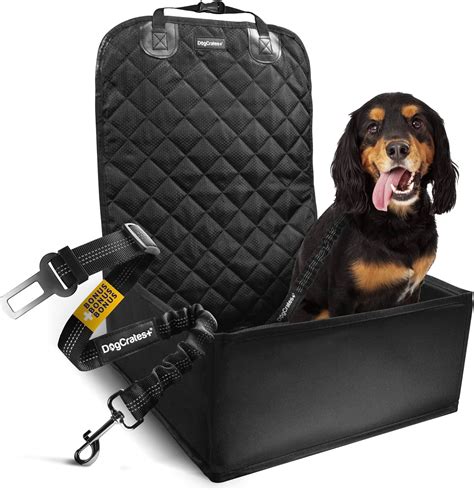 Pawzitive Petz Dog Car Seat Cover, New Improved Design, Puppy Car Seat, Free Dog Seat Belt For ...