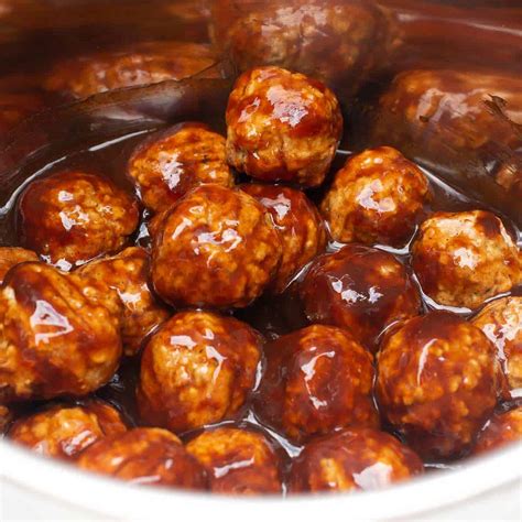 Instant Pot BBQ Meatballs | Recipe Cart
