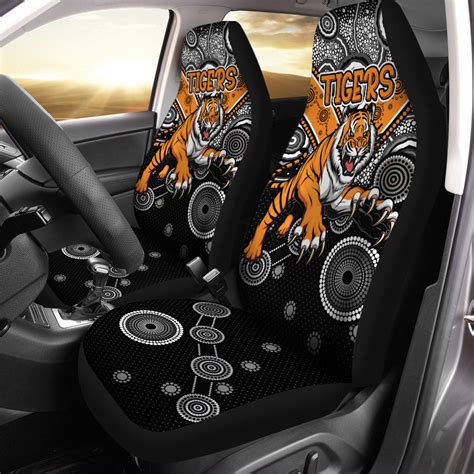Wests Tigers Car Seat Covers - Custom Super Wests Tigers Car Seat Covers