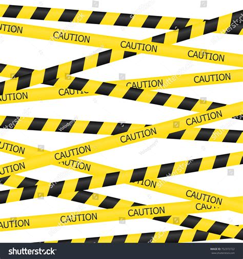 Caution Tape Vector Stock Vector (Royalty Free) 752372722 | Shutterstock