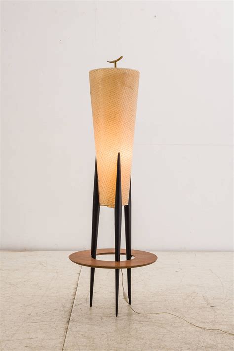 Rare Three-Legged Rispal Floor Lamp, France, 1950s For Sale at 1stDibs ...