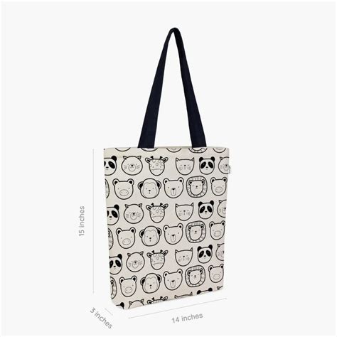 Buy Cute Tote Bag for Work - Cute Animals – Ecoright