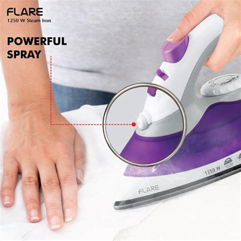 Havells Plastic Flare 1250 Watts Steam Iron With Vertical & Horizontal ...