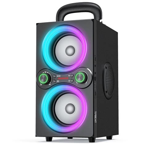 TPBEAT Bluetooth Speakers, 80W(Peak) Party Wireless Portable Bluetooth ...