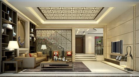 110平米现代风格正方形客厅装修搭配_设计456装修效果图