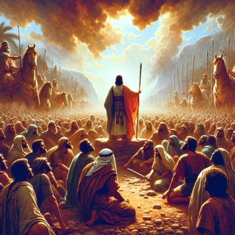 Joshua 4:14 Artwork | Bible Art