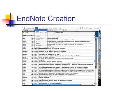 EndNote Tutorial PowerPoint 的图像结果