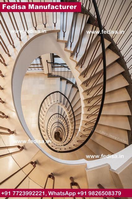 Steel Pipe Stair Railing Wooden Spiral Staircase Wooden Banister Wood ...