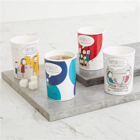 Buy Melina Aleka Happiness Set of 4 Tumbler - 300 ml from Home Centre ...
