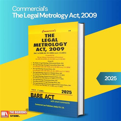 The Legal Metrology Act, 2009 - Edition 2025