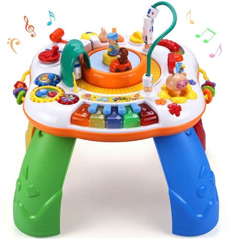 Buy Glaceon Baby Toys 6 to 12 Months,Train Standing Activity Table for ...