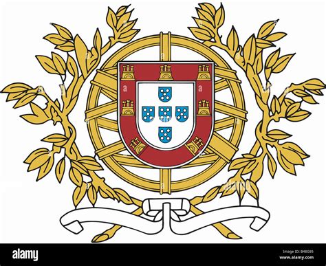 heraldry, coat of arms, Portugal Stock Photo - Alamy