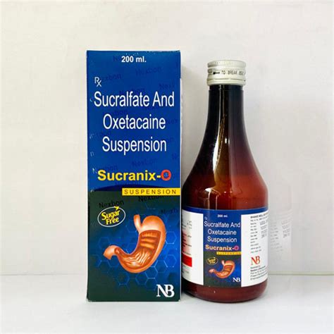 SUCRANIX-O Suspension Nexbon Lifesciences