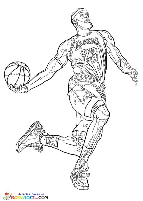 LeBron James Coloring Pages