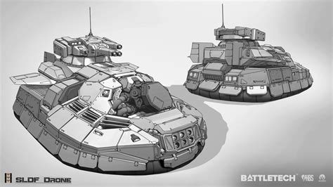 ArtStation - BATTLETECH - Vehicles and turrets, Marco Mazzoni | Army ...