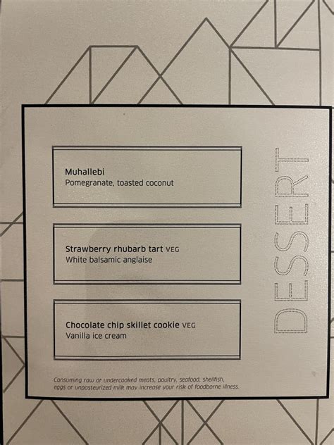 EWR Polaris Lounge Menu and Food Pics : r/unitedairlines