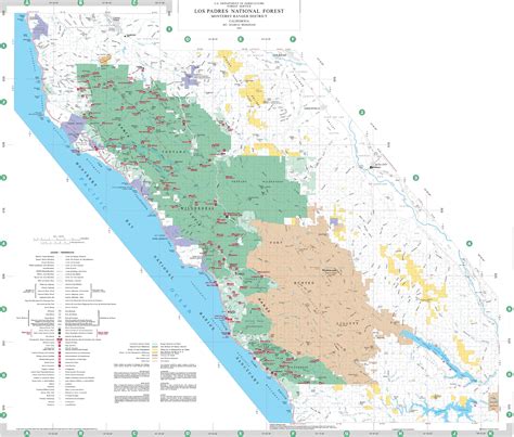 Map Of California Forests