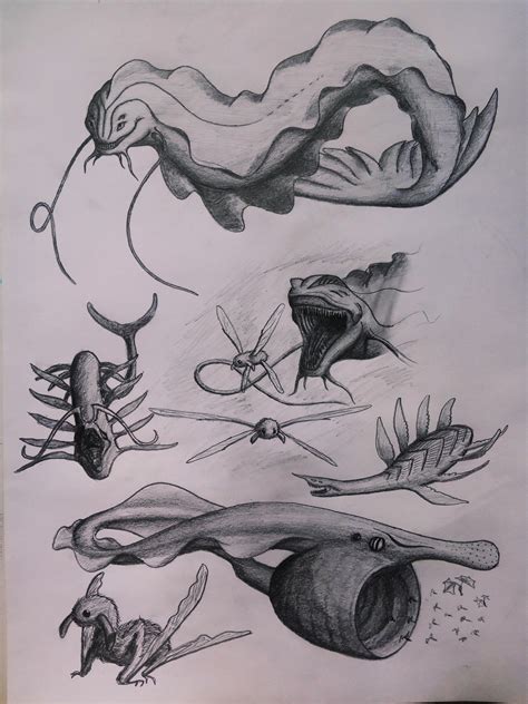 Alien Creatures Draw 的图像结果