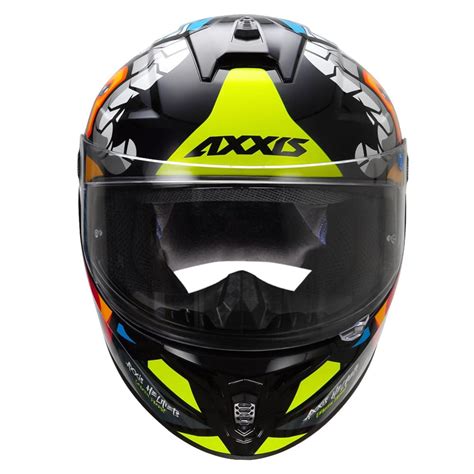 AXXIS DRAKEN S PARROT GLOSS BLACK HELMET – Destination Moto