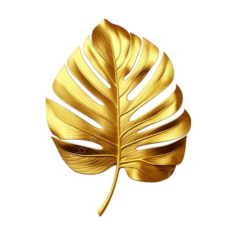 Golden Tropical Leaf Png, Leaf, Gold, Gold Leaf PNG Transparent Image ...