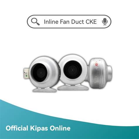 Jual Duct Inline CKE CI-CDI200 8 Inch Inline Fan Duct Fan Blower Hisap ...
