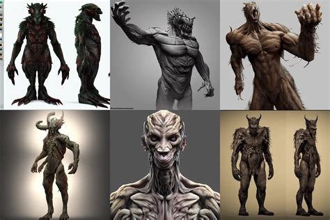 Humanoid Monster Concept Art