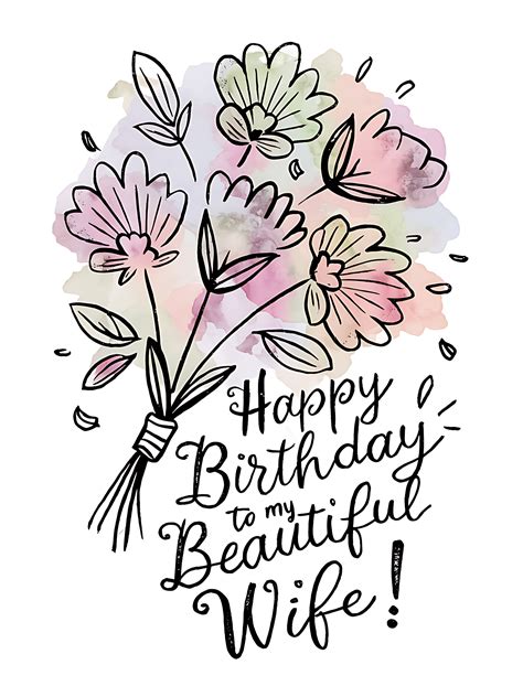 15 Heartfelt Birthday Cards For Your Wife: Beautiful Designs To Show ...
