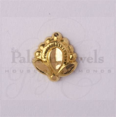 Double Sided Leaf Gold Nose Pin – PalsaniJewels.com