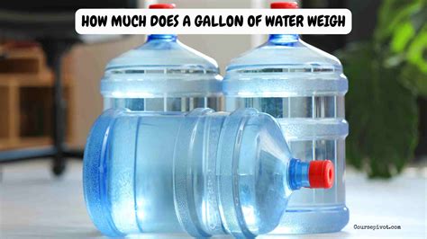 How Heavy Is A Gallon Of Water