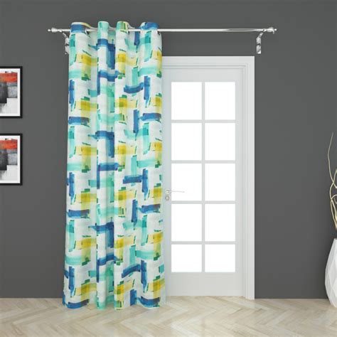 Buy Matrix Printed Semi-Blackout Door Curtain from Home Centre at just ...