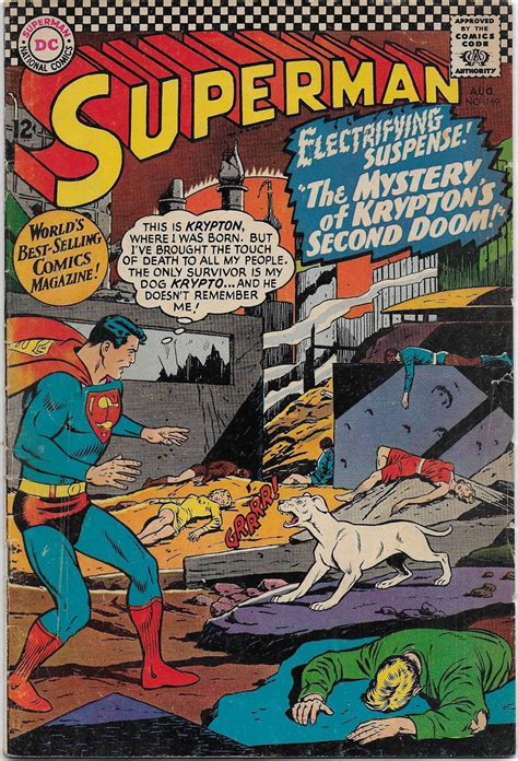 Superman #189 - Silver Age Superman Comic From August 1966 - Free US ...